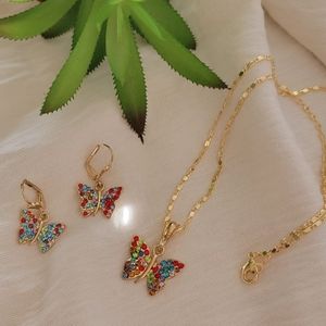 14K laminated gold set for women